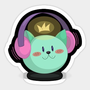 Musical cat Sticker